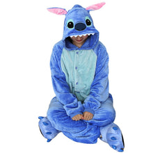 Load image into Gallery viewer, Unicorn Cat Onesies Adults Animal Stitch Totoro Onesie Women Men Couple Winter Pajamas Suit Sleepwear Costumes Homewear