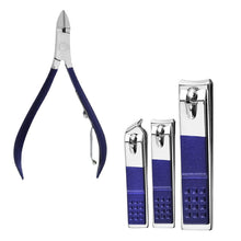 Load image into Gallery viewer, Craft Blue Manicure Nail Clippers 18-Piece Set Beauty Pliers Pedicure Knife Manicure Implement Manicure Set