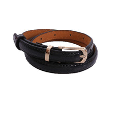 Load image into Gallery viewer, Womens Middle Wide Imitation Leather Waist Belt Lady Ring Buckle Solid Waistband