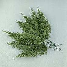 Load image into Gallery viewer, 5Pcs Artificial Pine Needle Branches Needle Fake Plants Christmas Wed Wreath Garland Decorations For Home Xmas Tree Wedding Gift