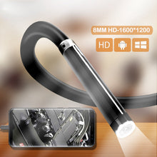 Load image into Gallery viewer, 8mm HD Endoscope Camera Waterproof Micro 8 LED IP67 Endoscope for Cars Industrial Smartphone Mini Camera Endoscope USB Type C