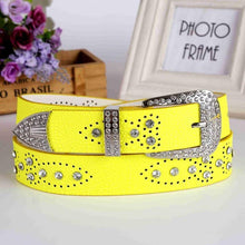 Load image into Gallery viewer, Women's Versatile Rhinestone Belt