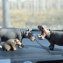 Load image into Gallery viewer, Simulation Hippopotamus Wild Life Model Figures Figurines Toy Figures Zoo River Animal 14814 Home Decor Gift For Kids