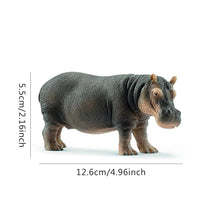 Load image into Gallery viewer, Simulation Hippopotamus Wild Life Model Figures Figurines Toy Figures Zoo River Animal 14814 Home Decor Gift For Kids