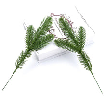 Load image into Gallery viewer, 5pcs Artificial Plants Cheap Christmas Decorations for Home Wedding Flowers Scrapbooking Household Products Diy Crafts Gifts