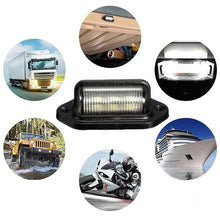 Load image into Gallery viewer, 6 LED License Plate Lights for Car Truck RV Trailer Van Universal License Taillight Waterproof Rear Lamp 12V