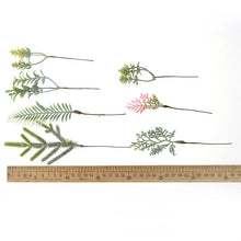 Load image into Gallery viewer, 6 pcs/bundle artificial plant grass pine for diy wedding wreath Christmas garland home decoration accessories artificial flowers