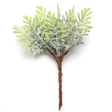 Load image into Gallery viewer, 6 pcs/bundle artificial plant grass pine for diy wedding wreath Christmas garland home decoration accessories artificial flowers