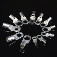 Load image into Gallery viewer, 60/140/220 Pcs Combination copper tab ring car battery terminals car kit wire crimp connector with cover