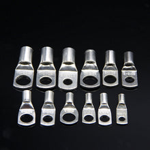 Load image into Gallery viewer, 60/140/220 Pcs Combination copper tab ring car battery terminals car kit wire crimp connector with cover