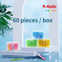 Load image into Gallery viewer, 60 Pcs/Box Toothpick Dental Interdental Brush 0.6-1.5Mm Cleaning Between Teeth Oral Care Orthodontic I Shape Tooth Floss 0ral irrigator