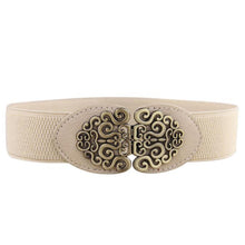 Load image into Gallery viewer, Alloy Flower Vintage Leather Belt Straps For Women