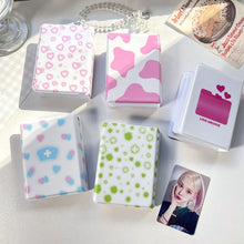 Load image into Gallery viewer, 64 Pockets Mini Photo Album Heart Transparent Photocard Holder Mini Polaroid Album Storage Collect Book Name Card Album De Fotos
