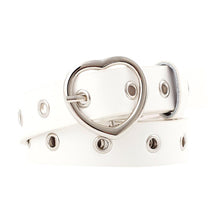 Load image into Gallery viewer, Women Ladies Vintage Heart Buckle Leisure Leather Belt Trouser Accessories