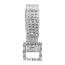 Load image into Gallery viewer, Bridal Wedding Dress Versatile Water Belt Fashion Geometric Buckle Sequin Belt