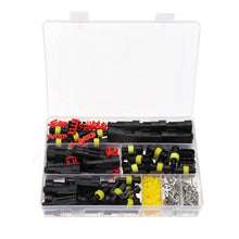 Load image into Gallery viewer, 708/408/382/352/240/296/194/15pcs 1-6Pins HID Waterproof Connectors Car Marine Seal Electrical Wire Connector Plug Truck Harness