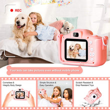 Load image into Gallery viewer, Kids Camera Girl's Gift, 1080P HD Digital Toddler Camera