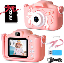 Load image into Gallery viewer, Kids Camera Girl's Gift, 1080P HD Digital Toddler Camera
