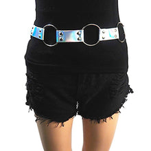 Load image into Gallery viewer, Female Punk Style Concave Shape Waist Chain Big Ring Belt Jewelry