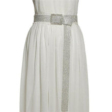Load image into Gallery viewer, Bridal Wedding Dress Versatile Water Belt Fashion Geometric Buckle Sequin Belt
