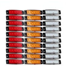 Load image into Gallery viewer, CARCTR 10/30Pcs Truck Trailer Side Marker Indicators light Car Signal Brake Rear Warning Tail Light LED 12/24V truck accessories