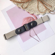Load image into Gallery viewer, Women Buckle Free Elastic Belts Invisible Belt Waist for Jeans No Buckles Waistband Belt