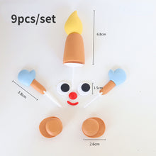 Load image into Gallery viewer, Holiday Cake Candle Man Polymer Clay Cake Decoration Card Dessert Cute Accessories