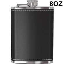 Load image into Gallery viewer, 7oz 8oz Portable Stainless Steel Hip Flask Flagon Whiskey Wine Pot Leather Cover Bottle Funnel Travel Tour Drinkware Wine Cup