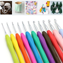 Load image into Gallery viewer, 8/36pcs Crochet Hooks,Ergonomic Crochet Hooks ,Extra Long Crochet Needles Knitting & Crochet Supplies for Beginners, Comfortable