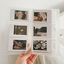 Load image into Gallery viewer, 80 Pocket Mini Photo Album Transparent Polaroid Album Photo Card Holder Mini Album Storage Collect Book Card Train Ticket Album