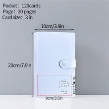 Load image into Gallery viewer, 80 Pocket Mini Photo Album Transparent Polaroid Album Photo Card Holder Mini Album Storage Collect Book Card Train Ticket Album
