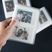 Load image into Gallery viewer, 80 Pocket Mini Photo Album Transparent Polaroid Album Photo Card Holder Mini Album Storage Collect Book Card Train Ticket Album