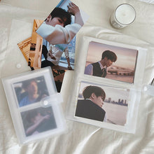 Load image into Gallery viewer, 80 Pocket Mini Photo Album Transparent Polaroid Album Photo Card Holder Mini Album Storage Collect Book Card Train Ticket Album
