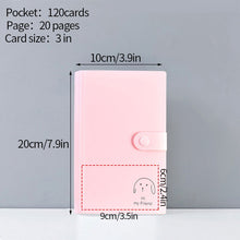 Load image into Gallery viewer, 80 Pocket Mini Photo Album Transparent Polaroid Album Photo Card Holder Mini Album Storage Collect Book Card Train Ticket Album