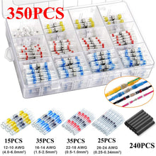 Load image into Gallery viewer, 800/400/200PCS Heat Shrink Connector,Solder Seal Wire Connectors and Heat Shrink Butt Crimp Connectors Electrical Wire Terminals