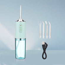 Load image into Gallery viewer, 800ML Detachable Water Tank 10 Adjustable Modes Oral Irrigator 3 Jet Tips Water Dental Pick for Braces Care Teeth Cleaner 0ral irrigator