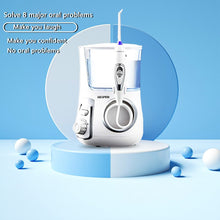 Load image into Gallery viewer, 800ML Detachable Water Tank 10 Adjustable Modes Oral Irrigator 3 Jet Tips Water Dental Pick for Braces Care Teeth Cleaner 0ral irrigator