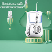 Load image into Gallery viewer, 800ML Detachable Water Tank 10 Adjustable Modes Oral Irrigator 3 Jet Tips Water Dental Pick for Braces Care Teeth Cleaner 0ral irrigator