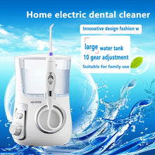 Load image into Gallery viewer, 800ML Detachable Water Tank 10 Adjustable Modes Oral Irrigator 3 Jet Tips Water Dental Pick for Braces Care Teeth Cleaner 0ral irrigator
