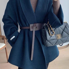 Load image into Gallery viewer, Designer Belts for Women High Quality Knot Soft Pu Leather Long Cummerbunds Wide Coat Ceinture Femme Dress Waistband Cintos