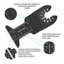 Load image into Gallery viewer, 81Pcs Quick Change Oscillating Multi Tool Saw Blade For Fein Black&Decker Bosch Chicago Roybi Milwaukee Makita Craftsman Dewalt