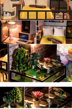 Load image into Gallery viewer, Dollhouse Miniature with Furniture with Light and Musical Core