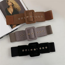 Load image into Gallery viewer, Simple All-match Women's Belt Elastic Wide Belt Coat Belt