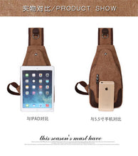 Load image into Gallery viewer, Outdoor sports small Messenger bag canvas diagonal bag