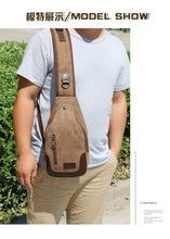 Load image into Gallery viewer, Outdoor sports small Messenger bag canvas diagonal bag
