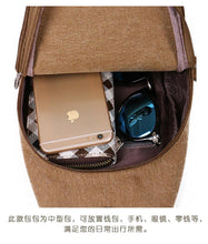 Load image into Gallery viewer, Outdoor sports small Messenger bag canvas diagonal bag