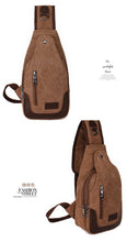 Load image into Gallery viewer, Outdoor sports small Messenger bag canvas diagonal bag