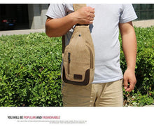 Load image into Gallery viewer, Outdoor sports small Messenger bag canvas diagonal bag