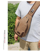 Load image into Gallery viewer, Outdoor sports small Messenger bag canvas diagonal bag