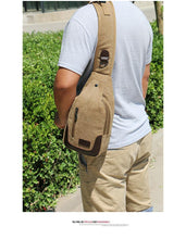 Load image into Gallery viewer, Outdoor sports small Messenger bag canvas diagonal bag